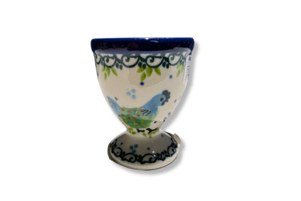 106 Bunzlau eierdop hoog 3349X 106 Bunzlau Eierdopjes hoog